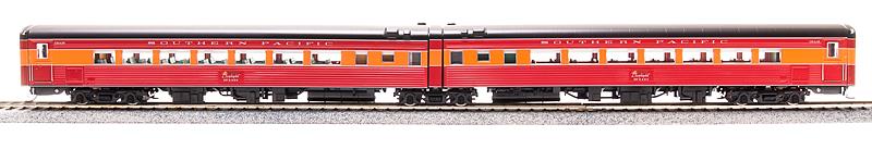 Broadway Limited 1572 HO SP Coast Daylight Chair 2-Car Set # W2474/M2473