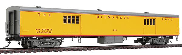 Fox Valley Models 10086 HO 1935 Express Car, MILW/UP Yellow & Gray #1122