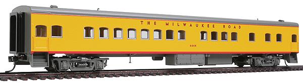 Fox Valley Models 10103 HO MILW 1935 Bunk Coach Yellow & Gray #4444