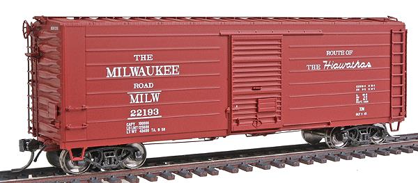 InterMountain 48501-04 RS Boxcar MILW Hiawatha #23564