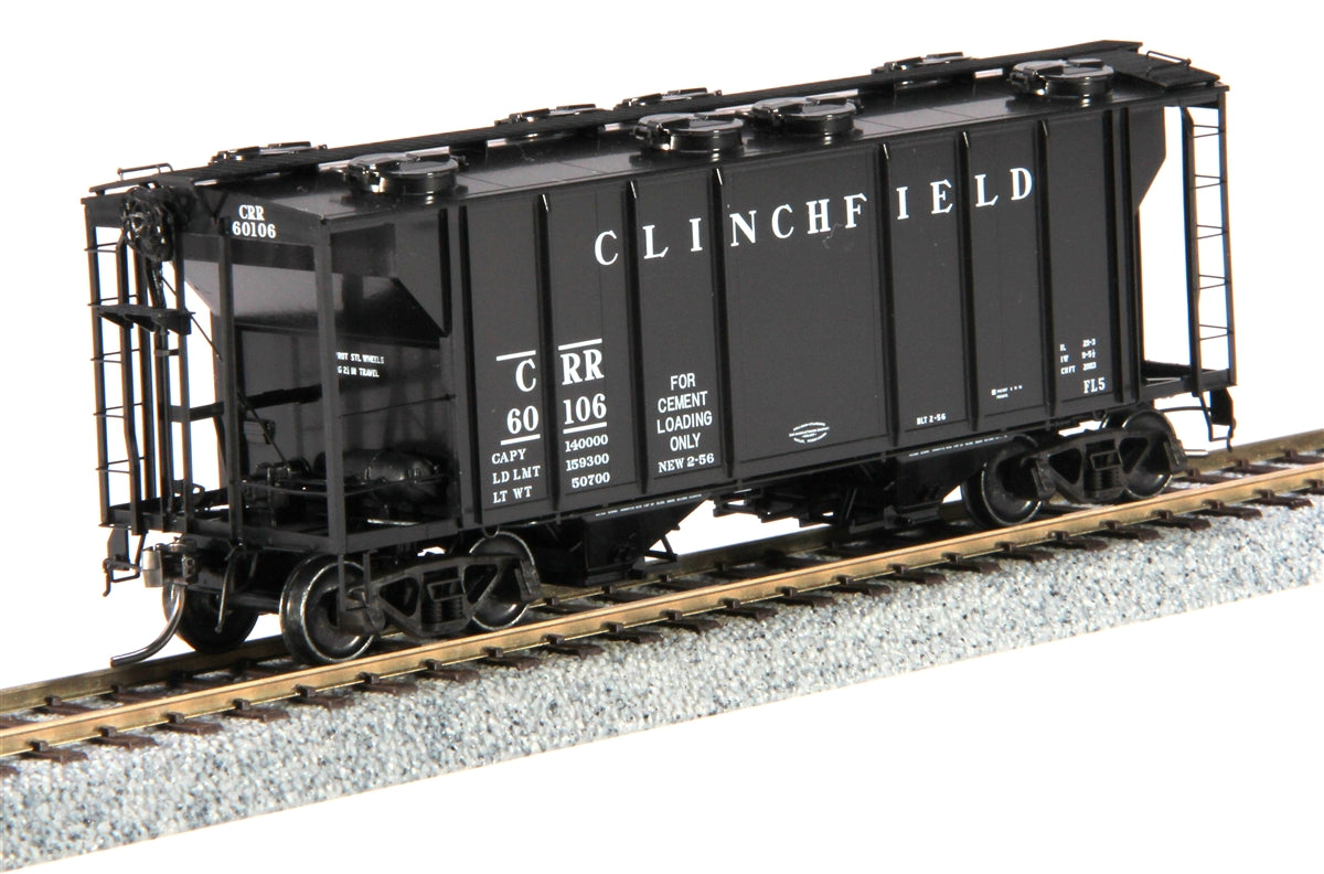 Kadee 8641 HO Clinchfield PS-2 2-Bay Covered Hoper #60106