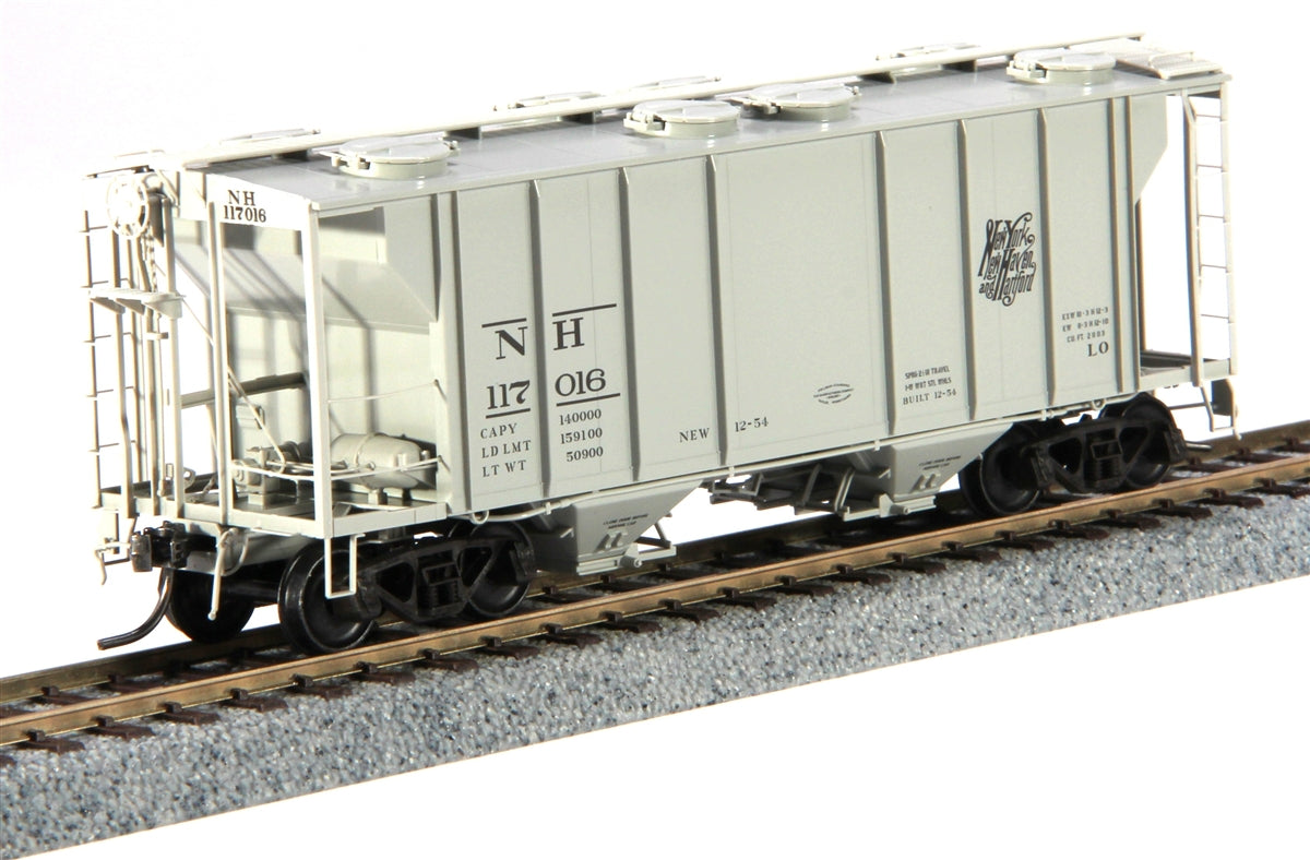 Kadee 8650 HO Scale New Haven PS-2 2-Bay Covered Hopper #117016