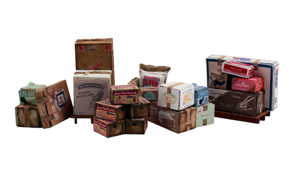 Woodland Scenics A2216 N Scenic Accents Misc. Freight (Set of 6)