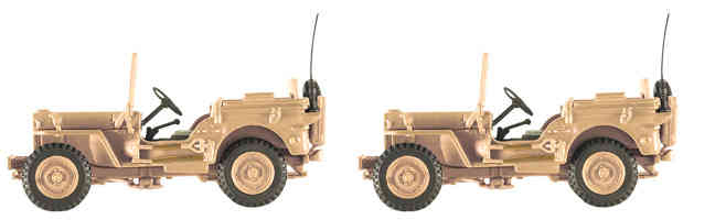 K-Line k94474 Operation Iraqi Freedom Flatcar with 2 Die-Cast Willys Jeeps