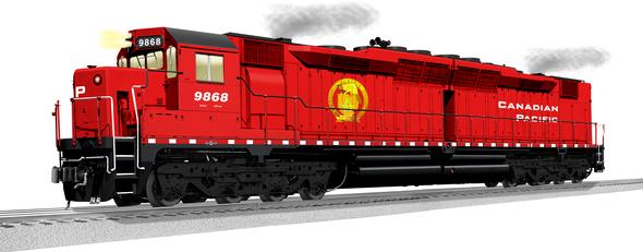 Lionel 6-38495 Canadian Pacific DD35 Non-Powered Diesel Locomotive #9868