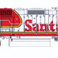 Fox Valley Models 70501 N Scale ATSF GP60M Diesel Locomotive #113