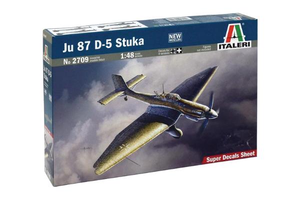 Italeri 2709 1:48 JU-87 D-5 Stuka Military Aircraft Plane Model Kit