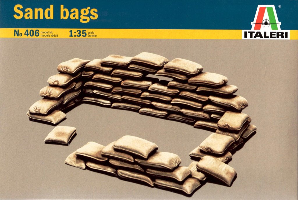 Italeri 0406 1:35 Military Sandbags Diorama Kit