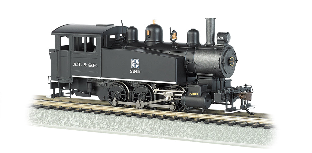 Bachmann 52105 HO Santa Fe Porter 0-6-0T Side Tank Steam Locomotive w/DCC #2240