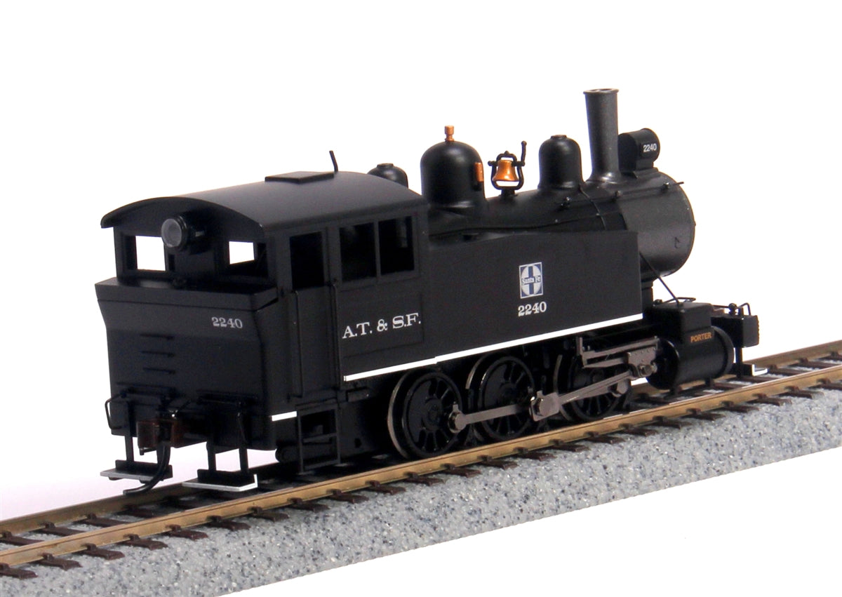 Bachmann 52105 HO Santa Fe Porter 0-6-0T Side Tank Steam Locomotive w/DCC #2240