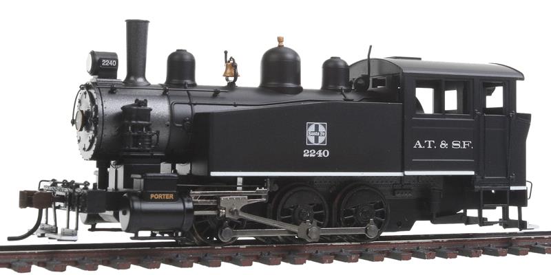 Bachmann 52105 HO Santa Fe Porter 0-6-0T Side Tank Steam Locomotive w/DCC #2240