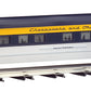 Williams 43155 O Gauge C&O 72 Ft. Streamline Passenger Cars (Set of 4)