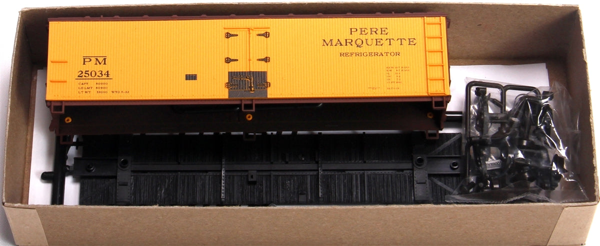 Accurail 48351 HO Pere Marquette 40' Wood Reefer #25034