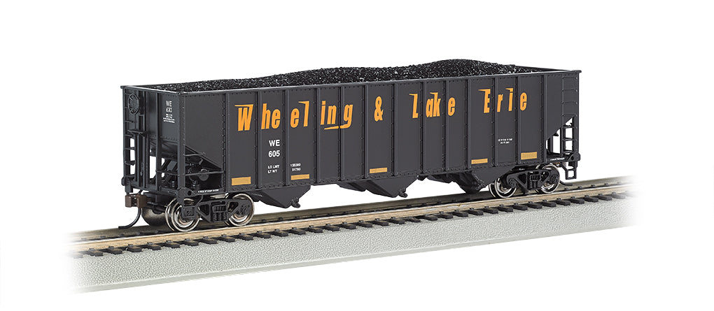 Bachmann 18731 HO Wheeling & Lake Erie Bethlehem Steel 3-Bay 100-Ton Open Hopper