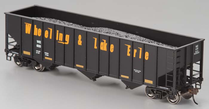 Bachmann 18731 HO Wheeling & Lake Erie Bethlehem Steel 3-Bay 100-Ton Open Hopper