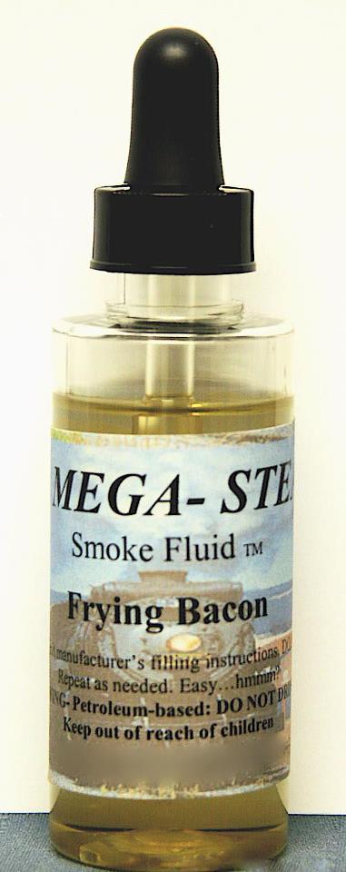 JT's Mega Steam 122 Frying Bacon Smoke Fluid - 2 oz. Bottle