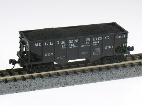 Bowser 37624Miliken Brothers PRR GLa 2-Bay Hopper Car