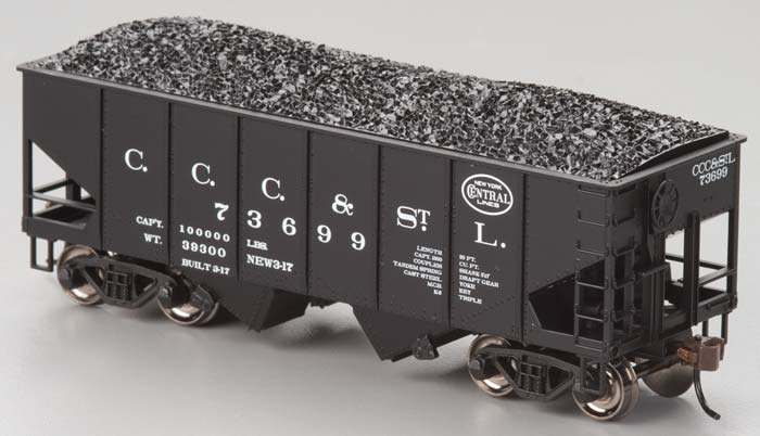 Bachmann 19510 HO CCC&StL 55-Ton 2-Bay USRA Outside Braced Hopper