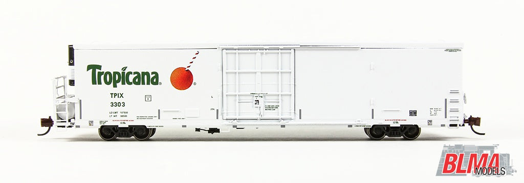 BLMA Models 15722 N Tropicana TPIX 64' Reefer #3316