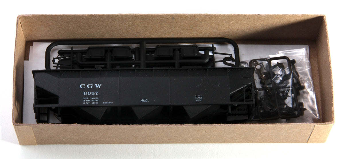 Accurail 7543 HO KIT 70-Ton Offset Triple Hopper, CGW