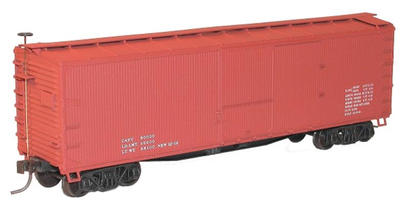 Accurail 4697 HO DATA ONLY 40' BOXCAR