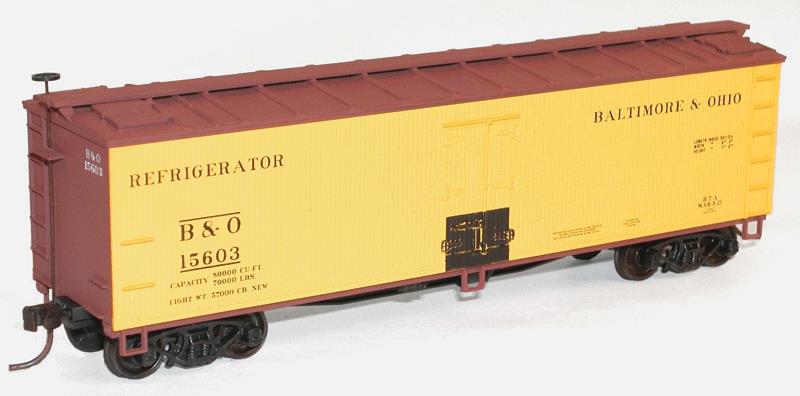 Accurail 4845 HO B&O 40' Wood Reefer Car