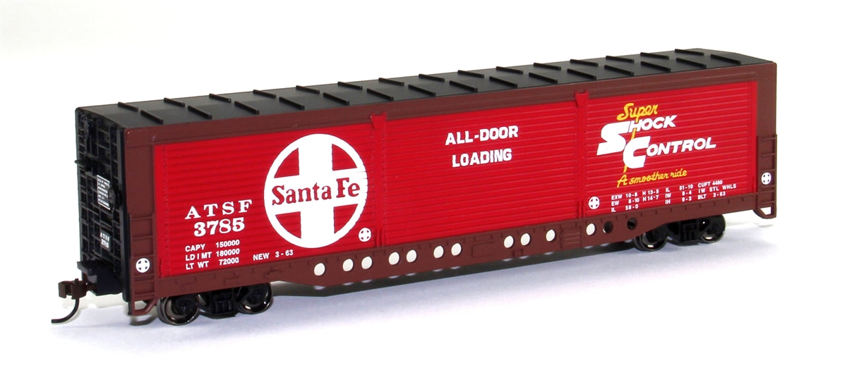 Bachmann 18140 HO Santa Fe Evans All-Door Boxcar #3785