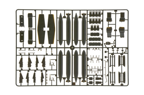 Italeri 2706 1:72 UH-1A Black Hawk Military Aircraft Helicopter Model Kit