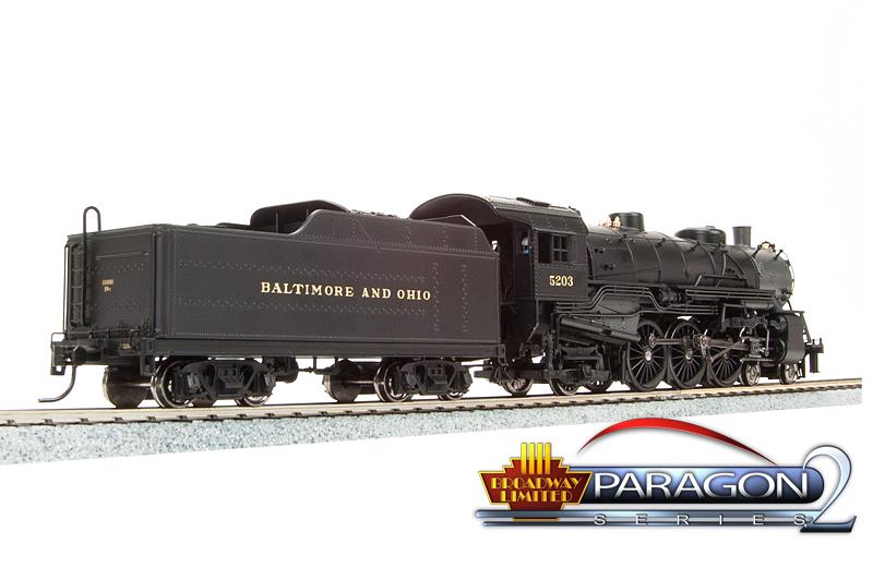 Broadway Limited 1058 HO Baltimore & Ohio 4-6-2 Steam Locomotive #5209 w/ DCC