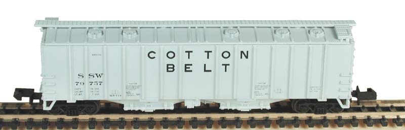 Bowser 37038 N Scale SSW Cotton Belt Airslide Covered Hopper