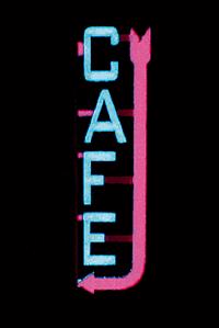 Miller Engineering 13821 HO Cafe with Arrow Medium Left