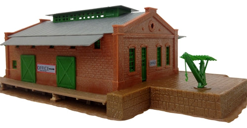 Model Power 1519 N Scale Freight Depot Building Kit
