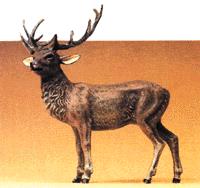 Preiser 47700 G Animals Standing Stag Elk Figure