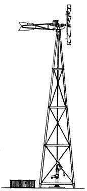 Scale Structures 9143 HO Scale Windmill w/Farm Machinery Kit