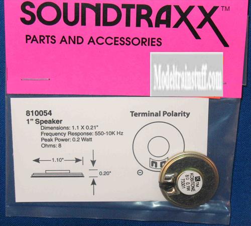 SoundTraxx 810054 1" Diameter 8 Ohm Speaker