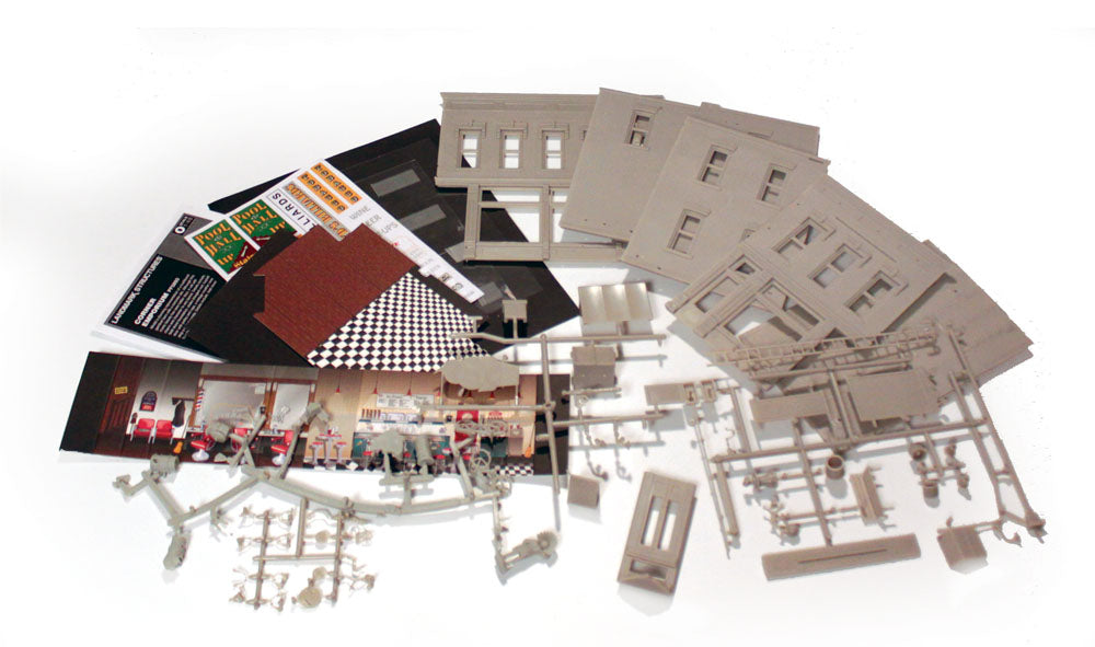 Woodland Scenics PF5893 O Corner Emporium Building Kit