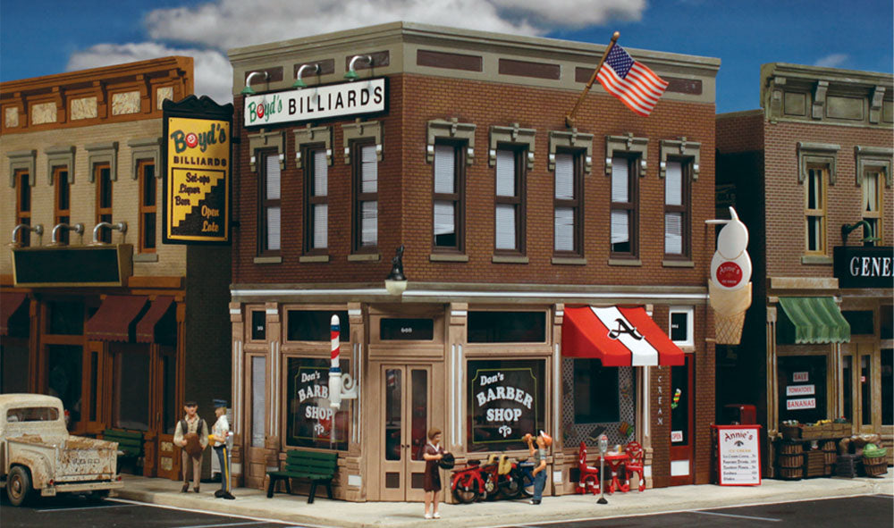 Woodland Scenics PF5893 O Corner Emporium Building Kit