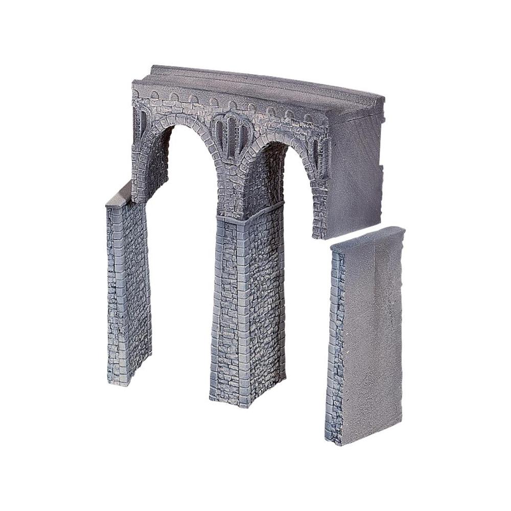 Noch 58664 HO Quarrystone Viaduct Covered