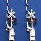 NJ International 1163 HO Crossing Gate Signals - Crossbuck with Bar Type Gate