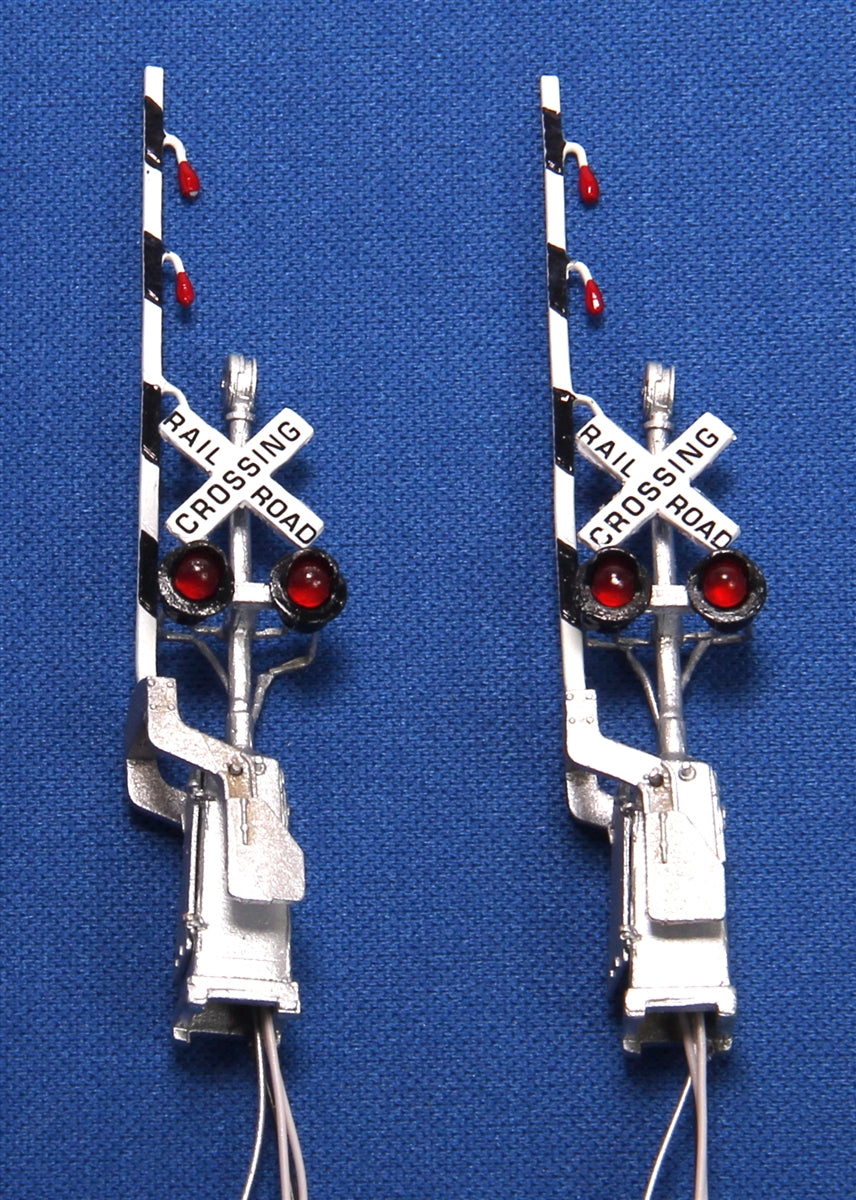 NJ International 1163 HO Crossing Gate Signals - Crossbuck with Bar Type Gate