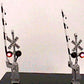 NJ International 1163 HO Crossing Gate Signals - Crossbuck with Bar Type Gate