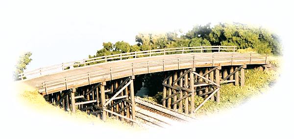 Monroe Models 9007 N Scale Country Road Bridge - Kit