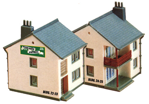 Model Power 2612 N Scale Garden Apartment BU Built Up