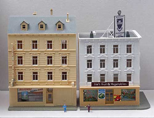 Model Power 2609 N Joe's Fruits & Vegetables & Al's Deli 4-Story B-U Buildings