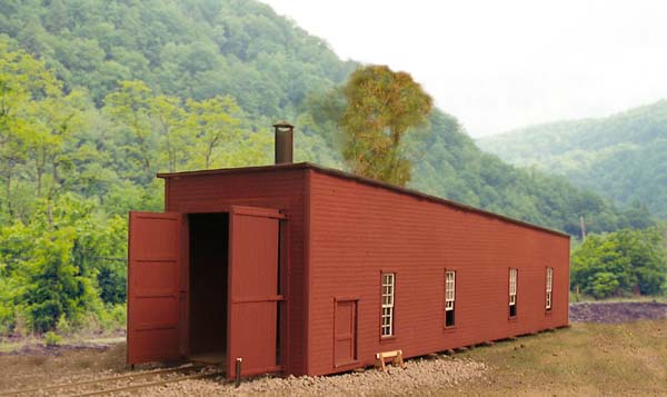 B.T.S. 27502 HO Single-Stall Switcher Shed