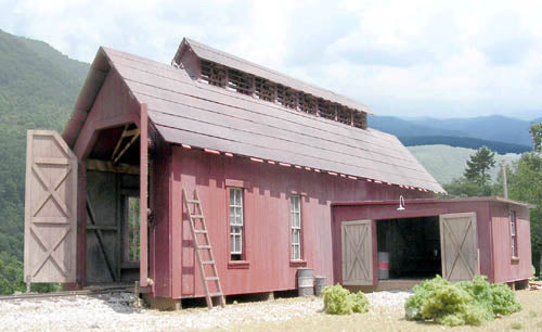 B.T.S. 27450 HOn3 Narrow Gauge McCabe Engine House Building Kit
