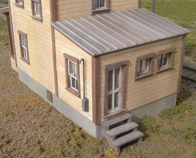 B.T.S. 17701 O Scale 112 2nd Street 2-Story House Craftsman Building Kit