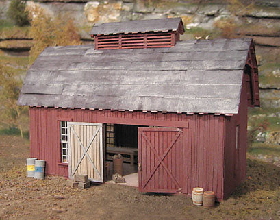 B.T.S. 17420 O Scale Prichards Barn Craftsman Building Kit