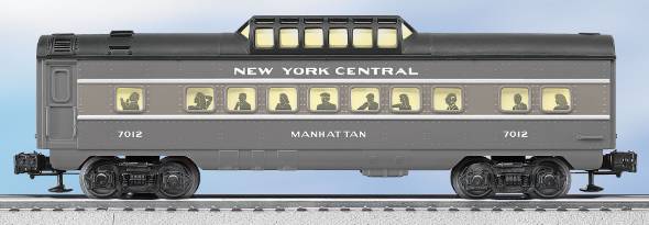 Lionel 6-35100 New York Central "Manhatten" Vista Dome Car #7012