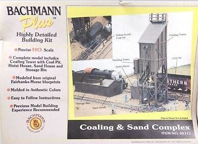 Bachmann 35111 HO Scale Coaling & Sand Complex Building Kit